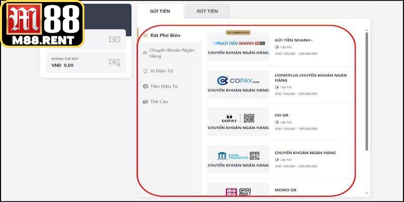 Nạp Tiền M88 Nhanh Chóng Với Nhiều Hình Thức Khác Nhau - ka99.mobi